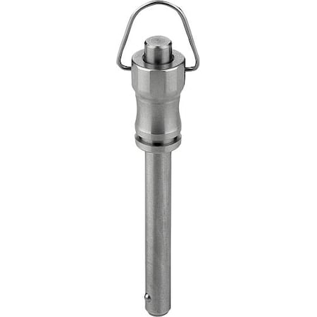 Ball Lock Pin, Compact Head Without Bail